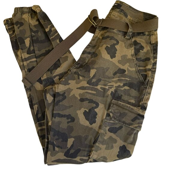 American Bazi Green Camo Joggers Size M - Picture 1 of 7